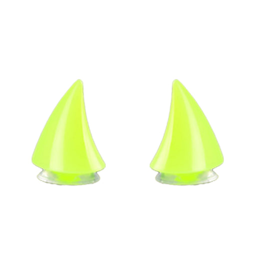 Lime Helmet Devil Horns