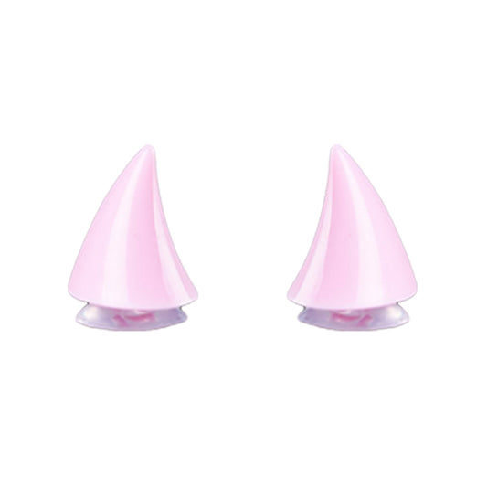 Pink Helmet Devil Horns