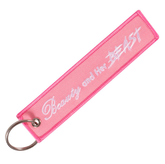 Beauty and her Beast Key Tag