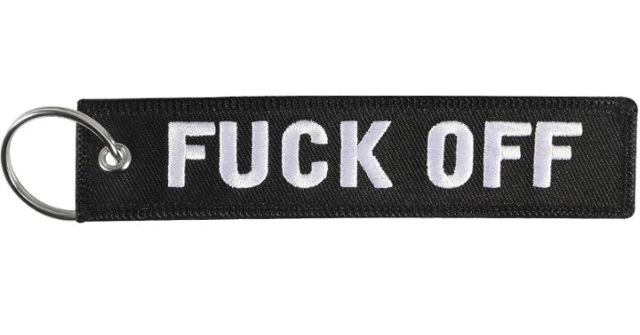 Fuck Off Key Tag