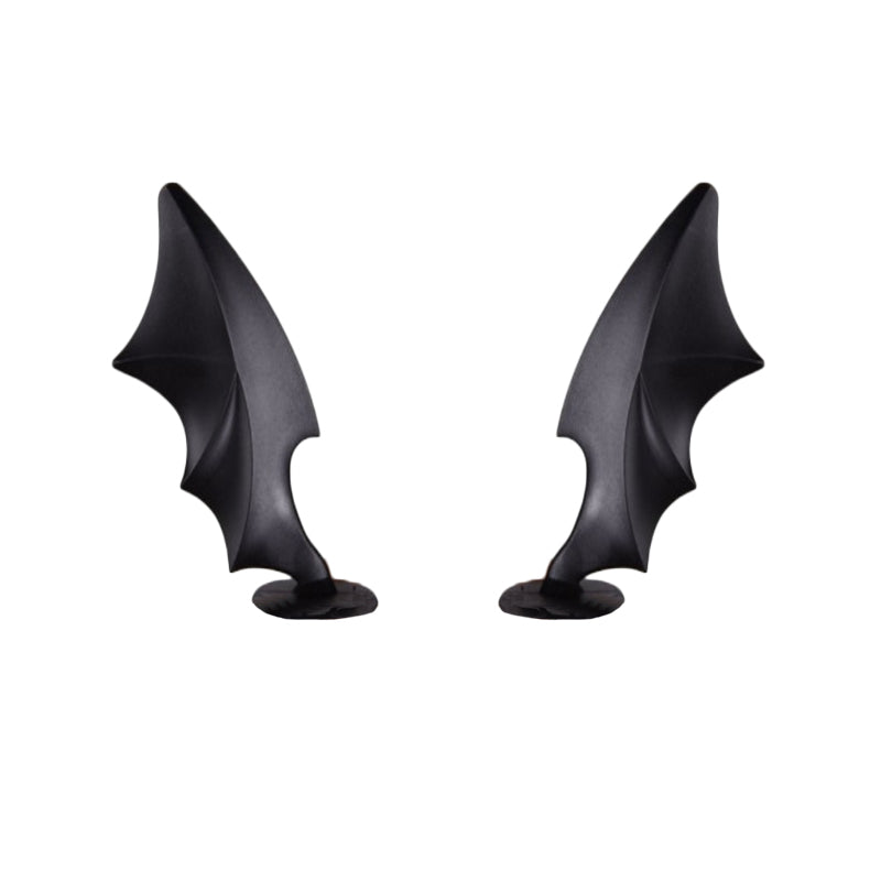 Black Devil Helmet Horns
