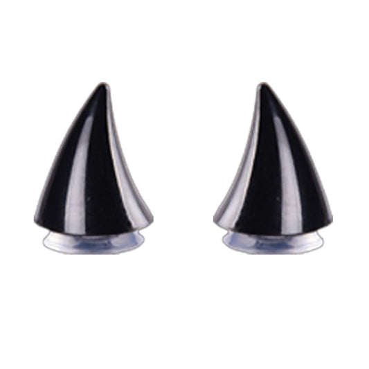 Black Helmet Devil Horns