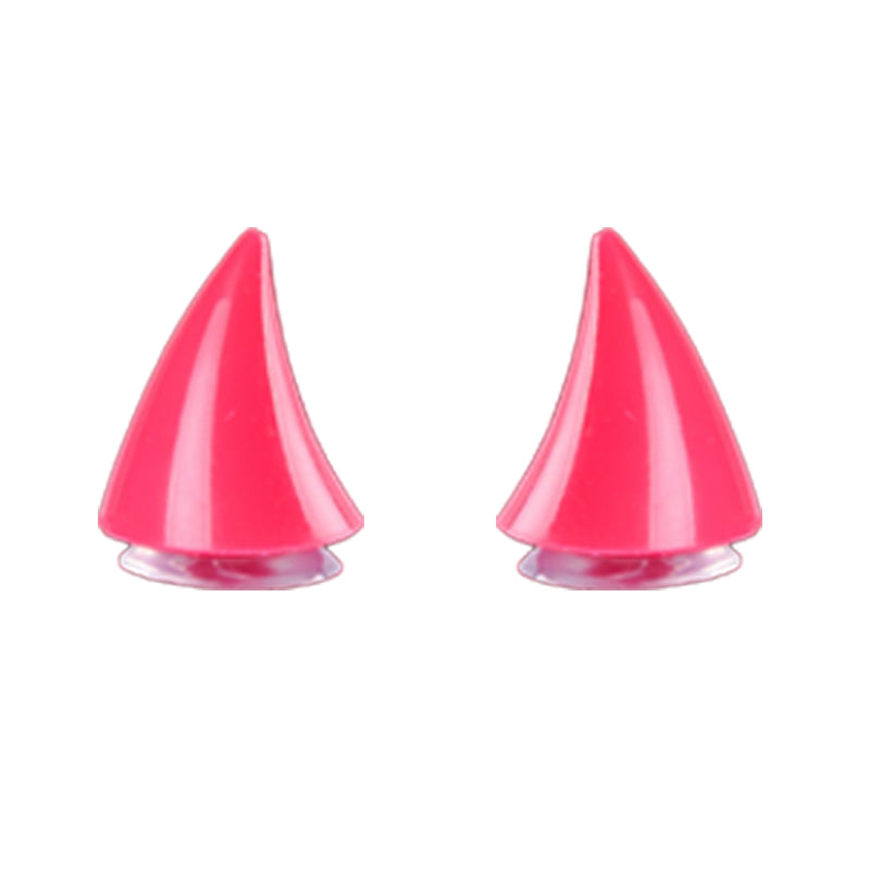 Pink Devil Helmet Horns