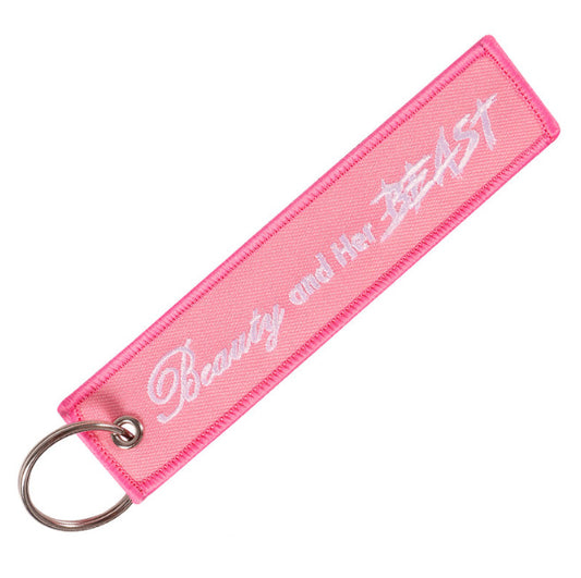 Beauty and her Beast Key Tag