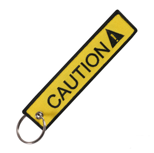 Caution Key Tag