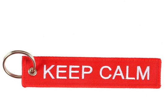 Keep Calm Key Tag