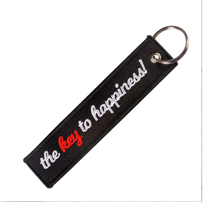 The Key to Happiness Key Tag
